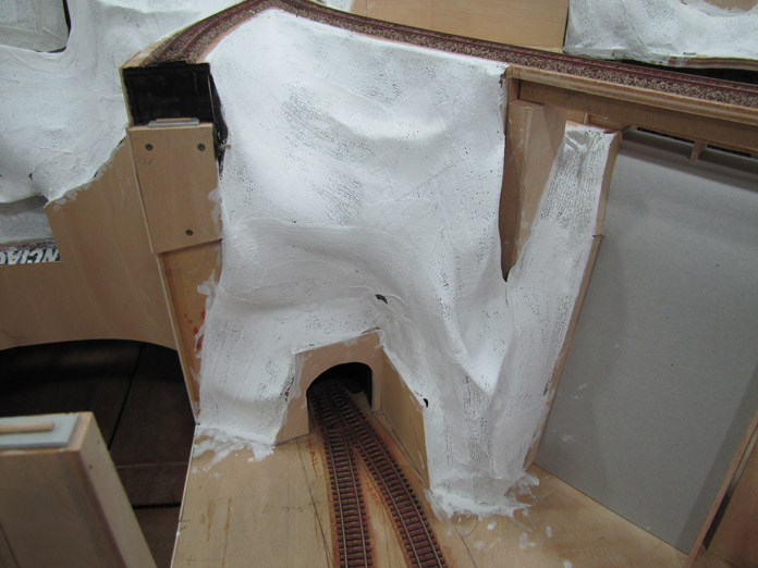 Zona minera. Maqueta de trenes