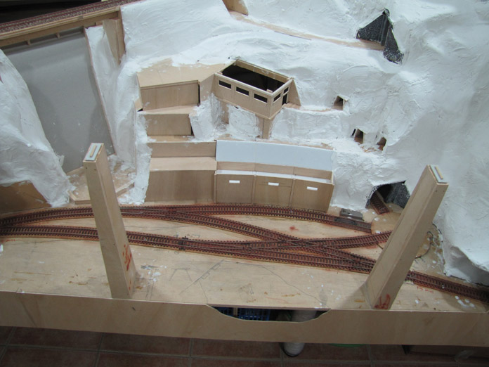 Zona minera. Maqueta de trenes