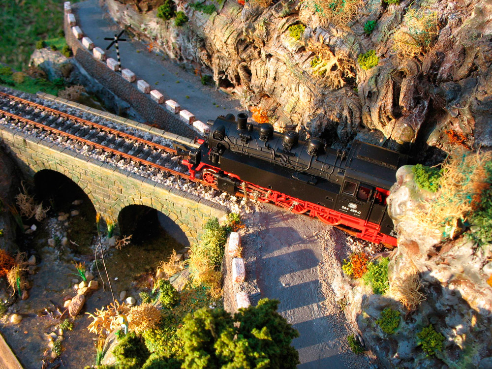 Diorama modelismo ferroviario