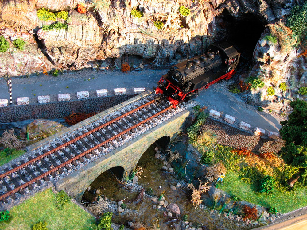 Diorama modelismo ferroviario