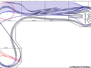 Plano general maqueta de trenes