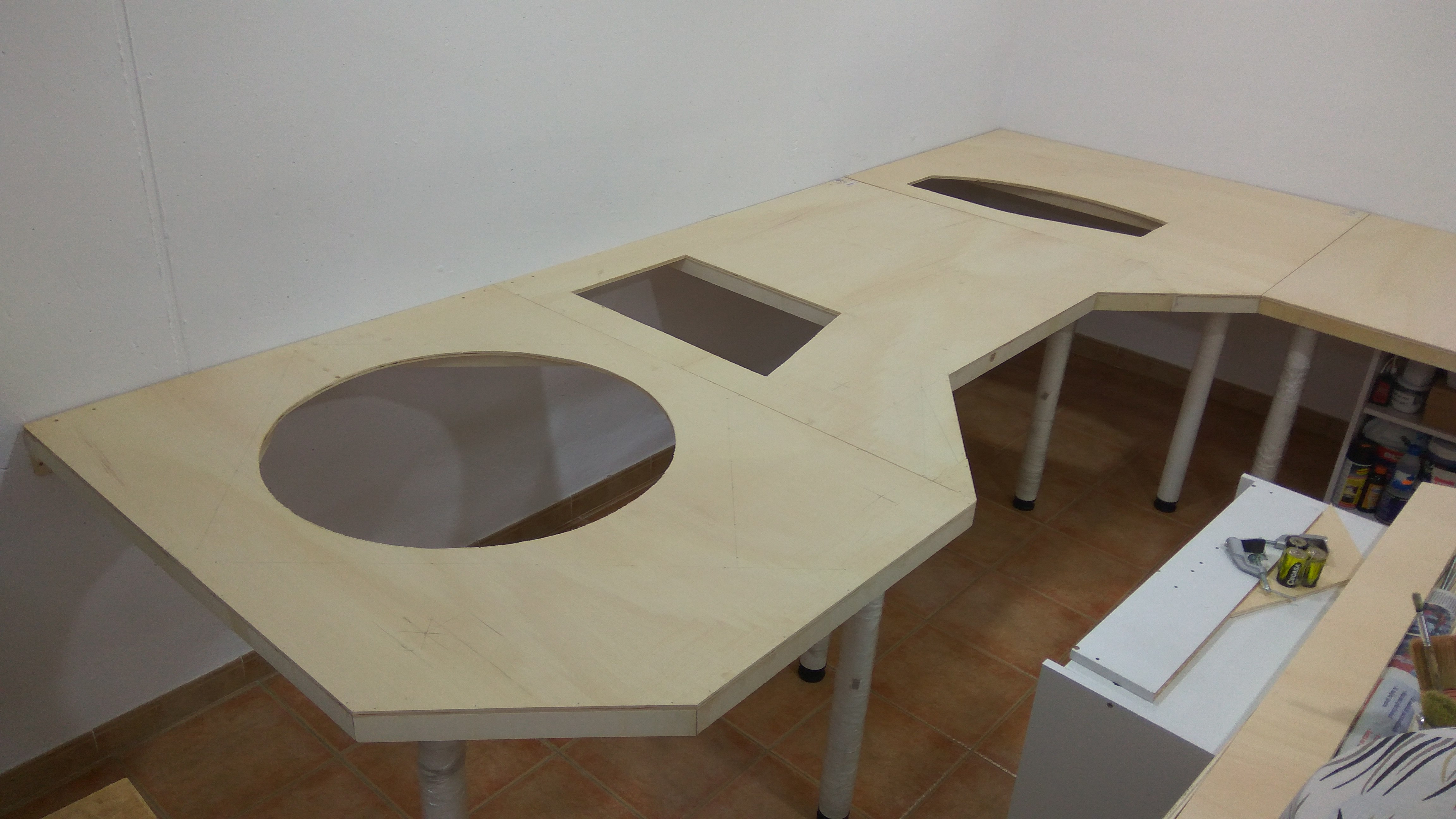 Infraestructura maqueta de trenes